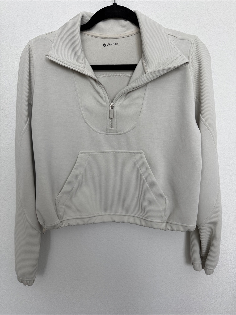 Lululemon Brushed Softstreme Ribbed Quarter Zip